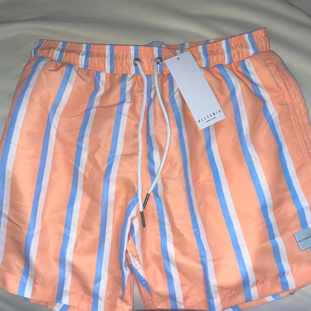 NWT All Fenix Beach Striped Shorts